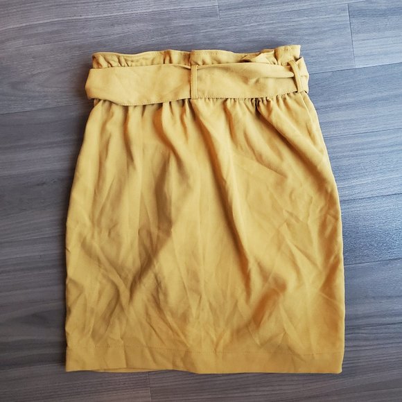 H&M Dark Yellow Mini Skirt - Picture 3 of 7